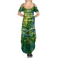 Father's Day Solomon Islands Summer Maxi Dress Special Dad Polynesia Paradise DT02 - Polynesian Pride