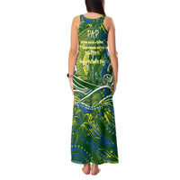 Father's Day Solomon Islands Tank Maxi Dress Special Dad Polynesia Paradise DT02 - Polynesian Pride