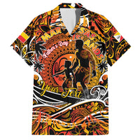 Father's Day Marquesas Islands Hawaiian Shirt Special Dad Polynesia Paradise DT02 Orange - Polynesian Pride