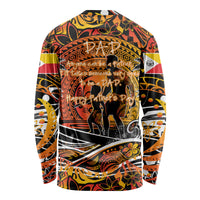 Father's Day Marquesas Islands Long Sleeve Shirt Special Dad Polynesia Paradise