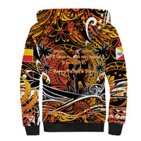 Father's Day Marquesas Islands Sherpa Hoodie Special Dad Polynesia Paradise DT02 - Polynesian Pride