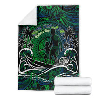 Father's Day New Zealand Blanket Special Dad Polynesia Paradise DT02 - Polynesian Pride