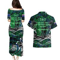 Father's Day New Zealand Couples Matching Puletasi and Hawaiian Shirt Special Dad Polynesia Paradise DT02 - Polynesian Pride