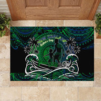Father's Day New Zealand Rubber Doormat Special Dad Polynesia Paradise DT02 - Polynesian Pride