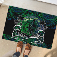 Father's Day New Zealand Rubber Doormat Special Dad Polynesia Paradise DT02 - Polynesian Pride