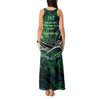Father's Day New Zealand Tank Maxi Dress Special Dad Polynesia Paradise DT02 - Polynesian Pride