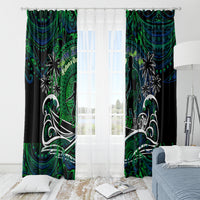 Father's Day New Zealand Window Curtain Special Dad Polynesia Paradise DT02 - Polynesian Pride