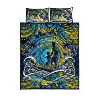 Father's Day Tokelau Quilt Bed Set Special Dad Polynesia Paradise DT02 - Polynesian Pride