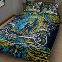 Father's Day Tokelau Quilt Bed Set Special Dad Polynesia Paradise DT02 - Polynesian Pride