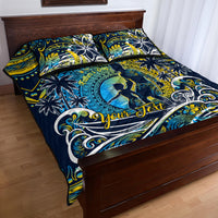 Father's Day Tokelau Quilt Bed Set Special Dad Polynesia Paradise DT02 - Polynesian Pride