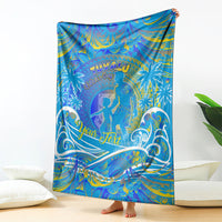 Father's Day Tuvalu Blanket Special Dad Polynesia Paradise DT02 - Polynesian Pride