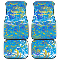 Father's Day Tuvalu Car Mats Special Dad Polynesia Paradise DT02 - Polynesian Pride