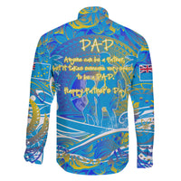 Father's Day Tuvalu Family Matching Off Shoulder Short Dress and Hawaiian Shirt Special Dad Polynesia Paradise DT02 - Polynesian Pride