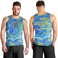 Father's Day Tuvalu Men Tank Top Special Dad Polynesia Paradise DT02 - Polynesian Pride