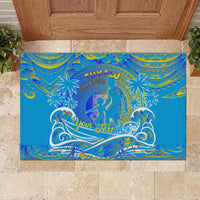 Father's Day Tuvalu Rubber Doormat Special Dad Polynesia Paradise DT02 - Polynesian Pride