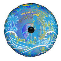 Father's Day Tuvalu Spare Tire Cover Special Dad Polynesia Paradise DT02 - Polynesian Pride
