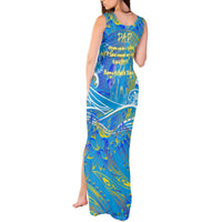 Father's Day Tuvalu Tank Maxi Dress Special Dad Polynesia Paradise DT02 - Polynesian Pride