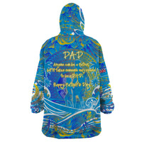 Father's Day Tuvalu Wearable Blanket Hoodie Special Dad Polynesia Paradise DT02 - Polynesian Pride