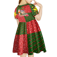 Hawaii Christmas Kid Short Sleeve Dress Mele Kalikimaka Kanaka Maoli DT02 - Polynesian Pride