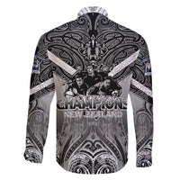 New Zealand Family Matching Short Sleeve Bodycon Dress and Hawaiian Shirt Rugby Aotearoa Champions DT02 - Polynesian Pride