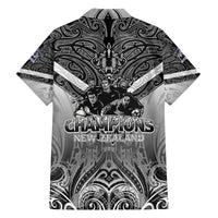 New Zealand Family Matching Tank Maxi Dress and Hawaiian Shirt Rugby Aotearoa Champions DT02 - Polynesian Pride