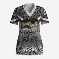 New Zealand Scrub Top Rugby Aotearoa Champions - Polynesian Pride