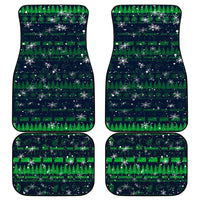 Merry Christmas New Zealand Car Mats Xmas Travel Map - Polynesian Pride