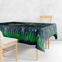 Merry Christmas New Zealand Tablecloth Xmas Travel Map - Polynesian Pride
