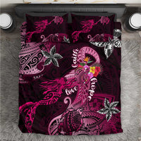 Breast Cancer Mermaid Polynesia Bedding Set Faith Hope Love