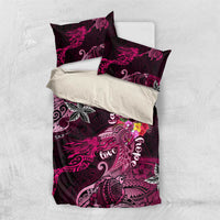 Breast Cancer Mermaid Polynesia Bedding Set Faith Hope Love