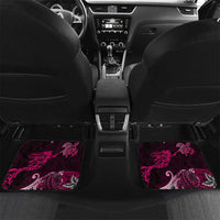 Breast Cancer Mermaid Polynesia Car Mats Faith Hope Love DT02 Set 2pcs - Back Pink - Polynesian Pride