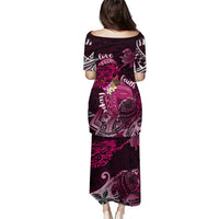 Breast Cancer Mermaid Polynesia Puletasi Faith Hope Love