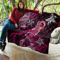 Breast Cancer Mermaid Polynesia Quilt Faith Hope Love