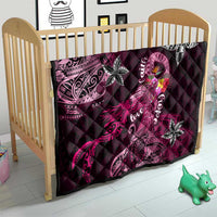 Breast Cancer Mermaid Polynesia Quilt Faith Hope Love