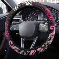 Breast Cancer Mermaid Polynesia Steering Wheel Cover Faith Hope Love DT02 - Polynesian Pride