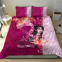 Breast Cancer New Zealand Bedding Set Maori Aotearoa Girl Pink Out