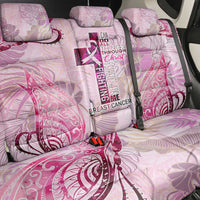Breast Cancer Polynesian Back Car Seat Cover I Can Do All Things Through Christ