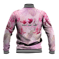 Breast Cancer Polynesian Baseball Jacket I Can Do All Things Through Christ DT02 - Polynesian Pride