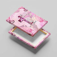 Breast Cancer Polynesian Canvas Wall Art I Can Do All Things Through Christ DT02 - Polynesian Pride