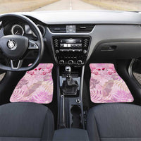 Breast Cancer Polynesian Car Mats I Can Do All Things Through Christ DT02 Set 2pcs - Front Pink - Polynesian Pride