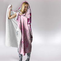 Breast Cancer Polynesian Hooded Blanket I Can Do All Things Through Christ DT02 - Polynesian Pride