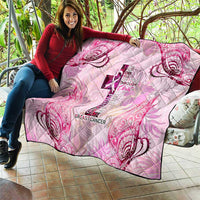 Breast Cancer Polynesian Quilt I Can Do All Things Through Christ