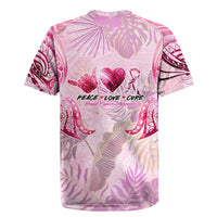 Breast Cancer Polynesian Rugby Jersey I Can Do All Things Through Christ