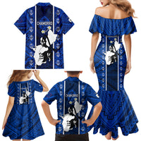 Guam Chamorro Warrior Family Matching Mermaid Dress and Hawaiian Shirt Traditional Tribal Patterns DT02 - Polynesian Pride