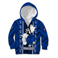 Guam Chamorro Warrior Kid Hoodie Traditional Tribal Patterns DT02 - Polynesian Pride