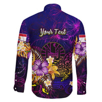 Tahiti French Polynesia Family Matching Long Sleeve Bodycon Dress and Hawaiian Shirt Whale Hibiscus Polynesian