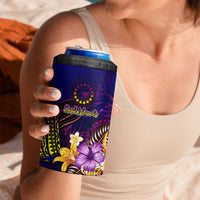 Cook Islands 4 in 1 Can Cooler Tumbler Whale Hibiscus Polynesian DT02 - Polynesian Pride