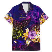 Cook Islands Family Matching Mermaid Dress and Hawaiian Shirt Whale Hibiscus Polynesian
