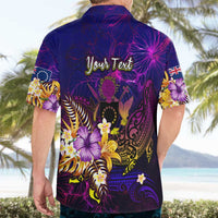 Cook Islands Hawaiian Shirt Whale Hibiscus Polynesian DT02 - Polynesian Pride