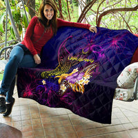 Cook Islands Quilt Whale Hibiscus Polynesian